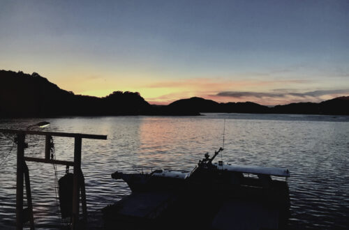 夕暮れの鞆の浦